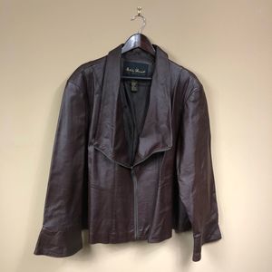 Ashley Stewart Leather Jacket
